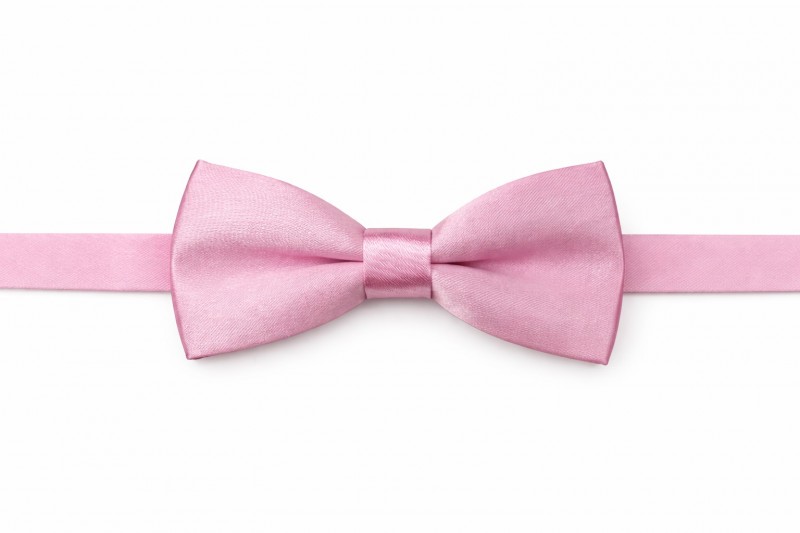   Gyerek szatén csokornyakkendő - Rózsaszín